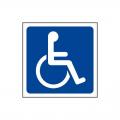 Affichette fauteuil roulant handicape